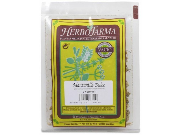 Herbofarma Manzanilla Dulce  Al Vacio 15 G