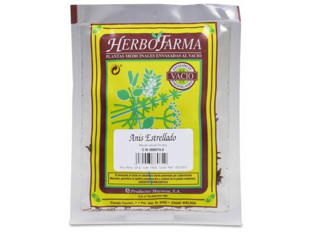 Herbofarma Anis Estrellado Al Vacio 30G