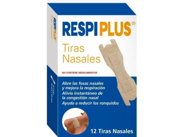 Respiplus Tira Adh Nasal Talla Única 12Uds