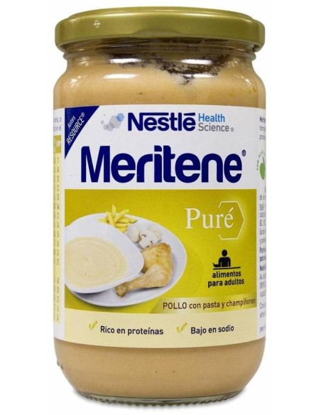 Meritene Nutrición Reforzada Puré Pollo Con Pasta Y Champiñones 300G