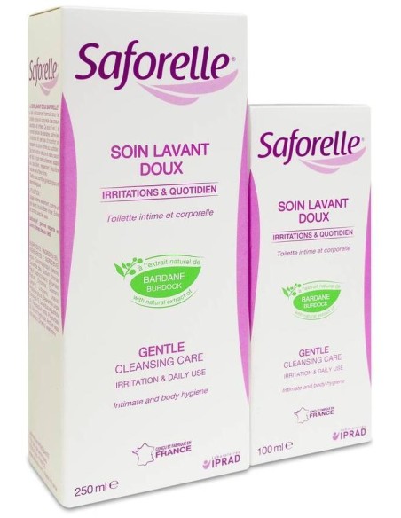 Pack Saforelle Jabón Cuidado Íntimo, 250 Ml + 100 Ml