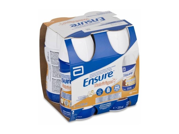 Ensure Nutrivigor Sabor Chocolate 4X220Ml