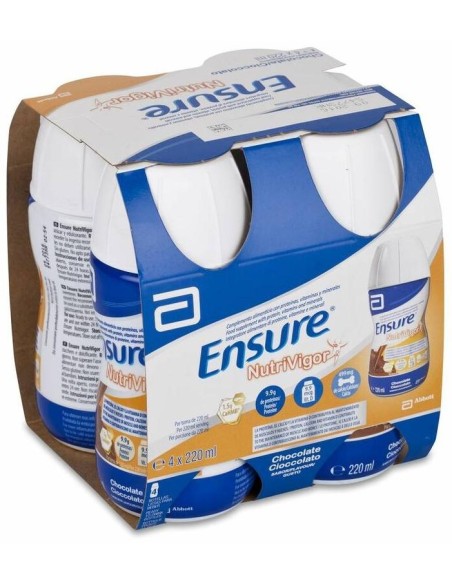 Ensure Nutrivigor Sabor Chocolate 4X220Ml