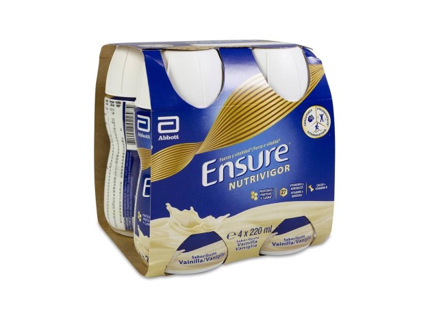 Ensure Nutrivigor Sabor Vainilla 4X220Ml