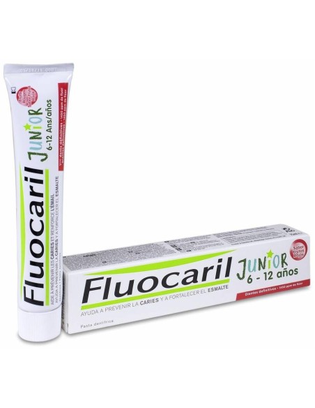 Fluocaril Junior Sabor Frutos Rojos, 75 Ml