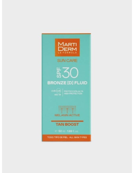 Martiderm SPF30 Crema solar bronceadora Bronze (D) Fluid 50 ml