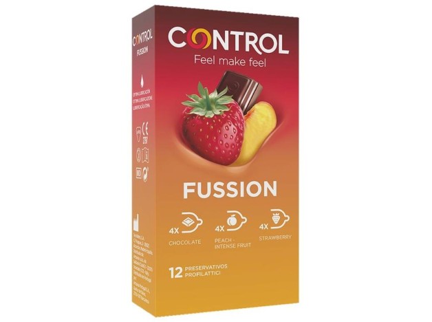 Control Fussion Chocolate, Melocotón Y Fresa,...