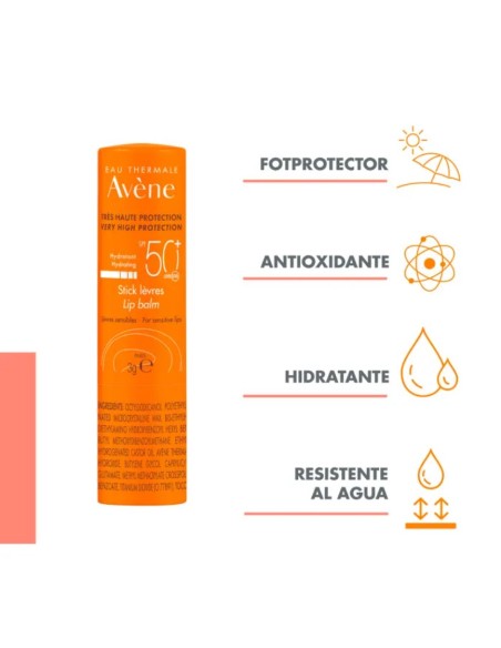 Avene Stick Labios Muy Alta Protección SPF50+