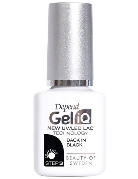 Depend Gel Iq Esmalte De Uñas Step 3 Back In Black 5Ml