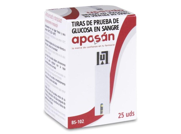Tiras Reactivas Glucemia Aposan 25 Uds