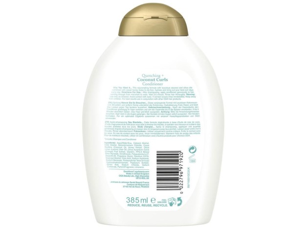 Ogx Quenching Coconut Curls Conditioner 385Ml