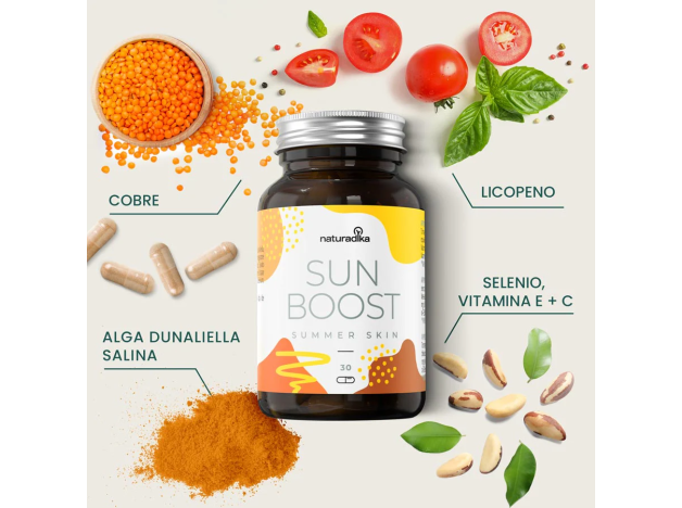 Naturadika Sun Boost Summer Skin 30 Cápsulas