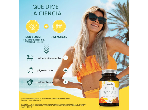 Naturadika Sun Boost Summer Skin 30 Cápsulas