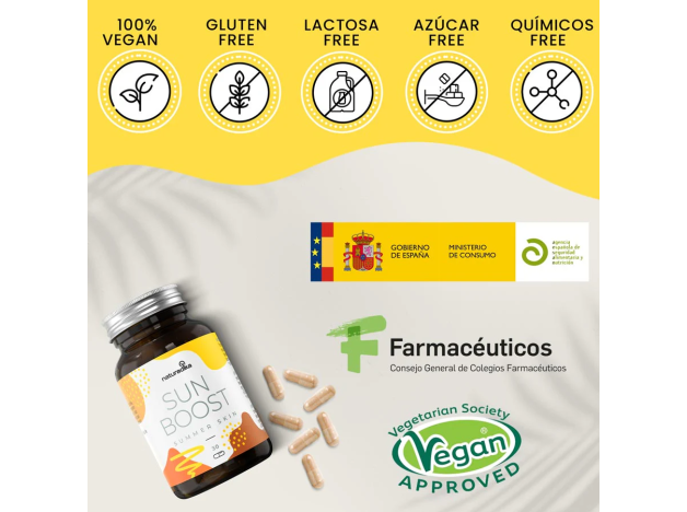 Naturadika Sun Boost Summer Skin 30 Cápsulas