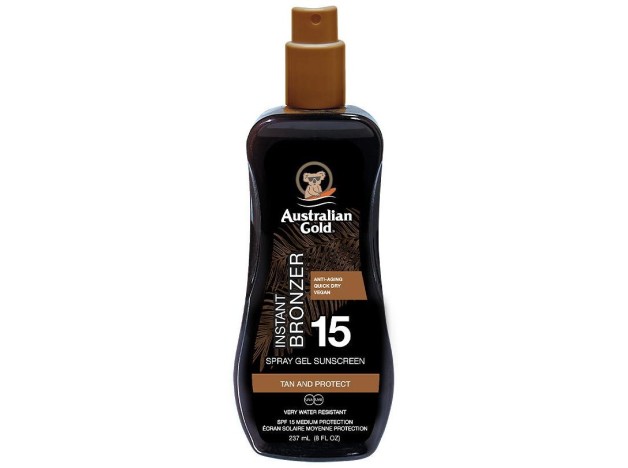 Sunscreen Spf15 Spray Gel With Instant Bronzer...