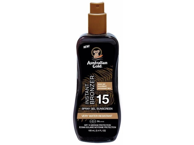 Sunscreen Spf15 Spray Gel With Instant Bronzer...