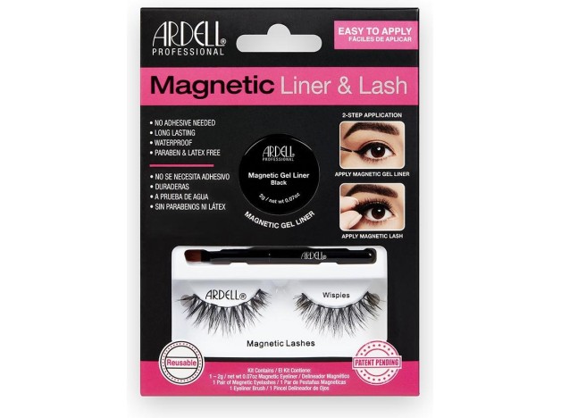 Magnetic Liner %26 Lash Wispies Pestañas + Gel...