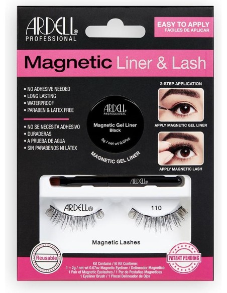 Ardell Kit Magnetic Liner %26 Lash 110 Gel Liner + 2 Pestañas