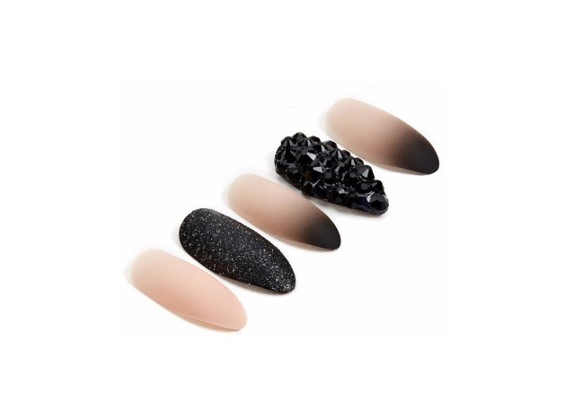 Ardell Nail Addict Premium Uñas Black Stud %26...