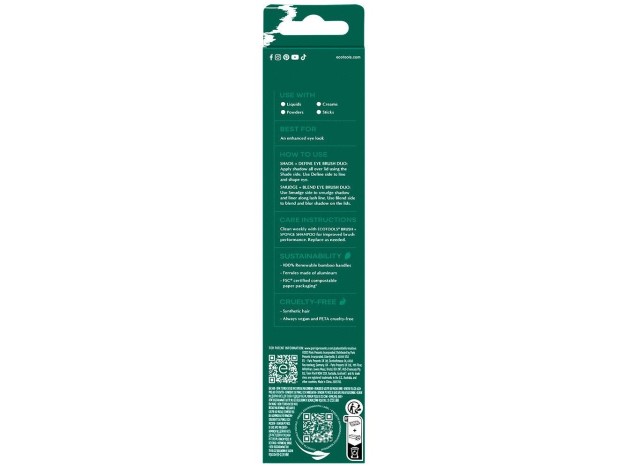 Ecotools Set Brochas Ojos Eye Enhancing 2Uds