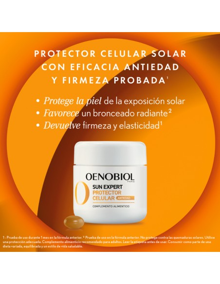 Oenobiol Sun Expert Protector Celular Antiedad 2x30 Cápsulas