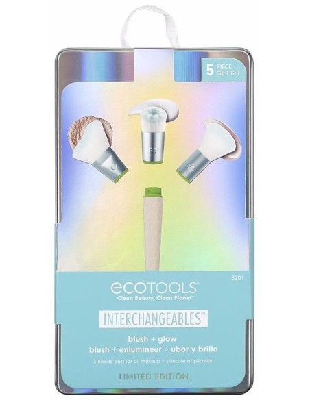 Ecotools Kit Interchangables Blush + Glow 5Uds