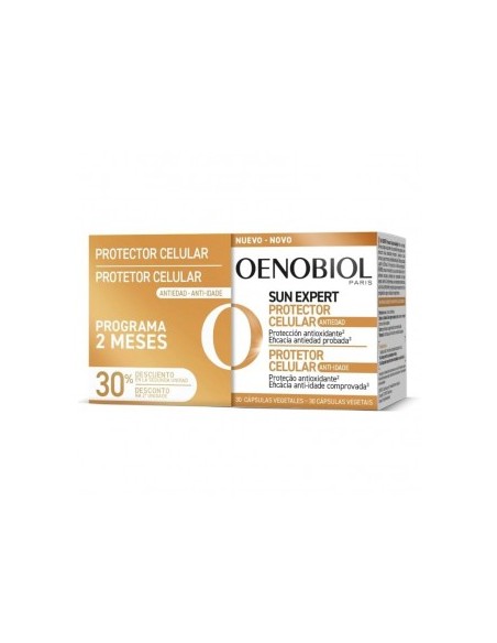 Oenobiol Sun Expert Protector Celular Antiedad 2x30 Cápsulas