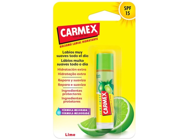 Carmex Lime Twist Bálsamo Labial Stick Spf15...