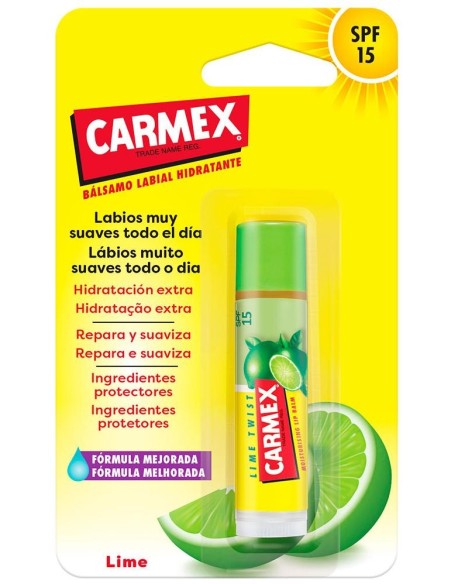 Carmex Lime Twist Bálsamo Labial Stick Spf15 4,25 G