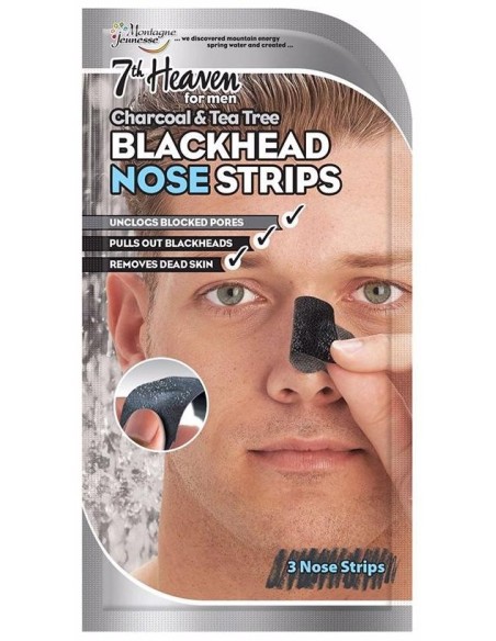 Montagne Jeunesse For Men Black Head Nose Strips 3Uds