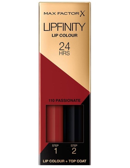 Max Factor Set Lipfinity Lip Colour Nº110 Passionate 1Ud
