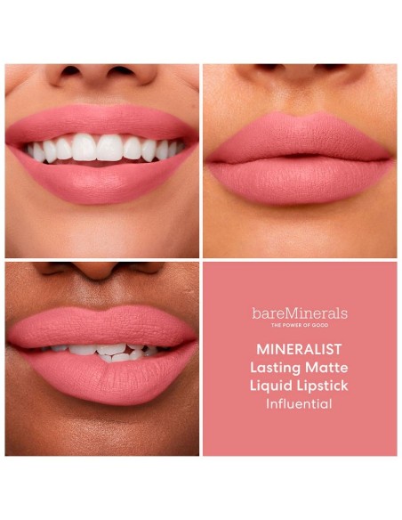 Bareminerals Mineralist Comfort Matte Lipstick Influential 3.5Ml