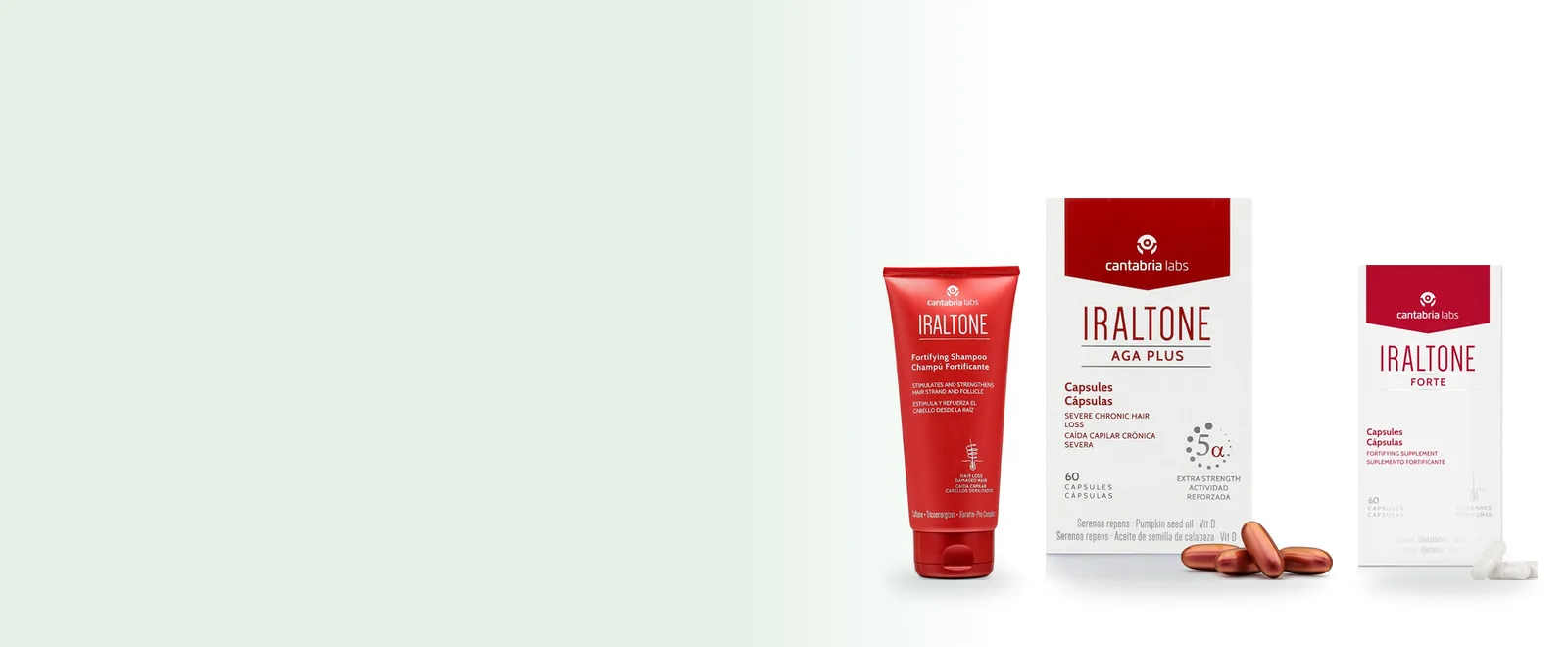 Iraltone Champ&uacute; Fortificante, AGA Plus y Forte